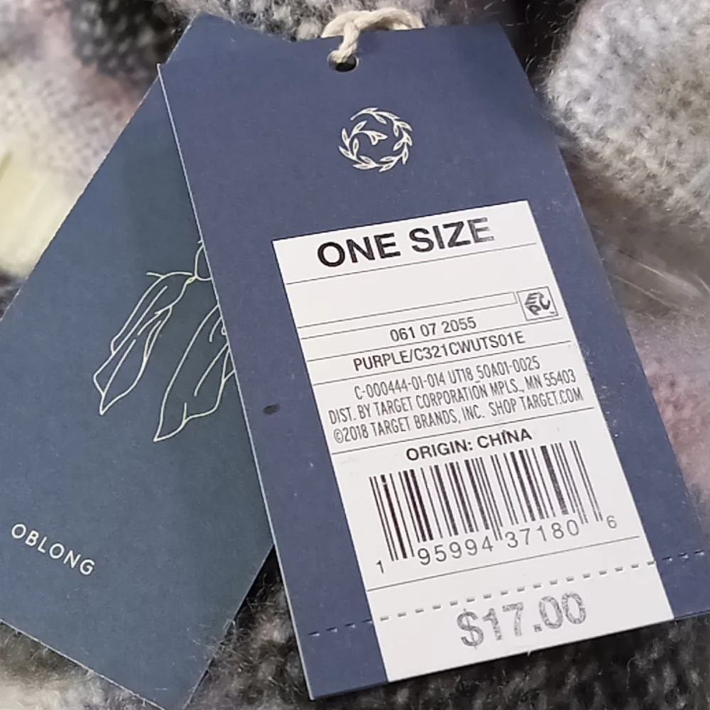 Universal Threads Oblong Scarf One Size - Picture 6 of 8